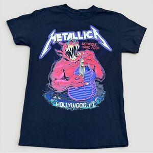Metallica 2022 Hollywood FL Hard Rock Exclusive Tee S Rare Limited Concert Shirt